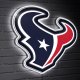 Houston Texans LED Team Logo Shaped Lighted Wall Sign