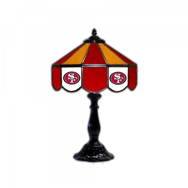 San Francisco 49ers 21" Glass Table Lamp