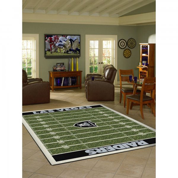 Las Vegas Raiders Imperial 7'8'' x 10'9'' Home Field Rug