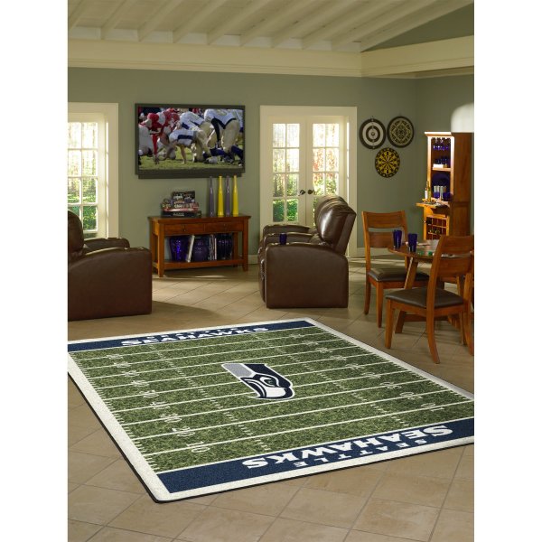 Seattle Seahawks Imperial 7'8'' x 10'9'' Home Field Rug
