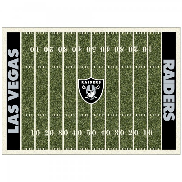Las Vegas Raiders Imperial 7'8'' x 10'9'' Home Field Rug