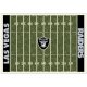 Las Vegas Raiders Imperial 7'8'' x 10'9'' Home Field Rug