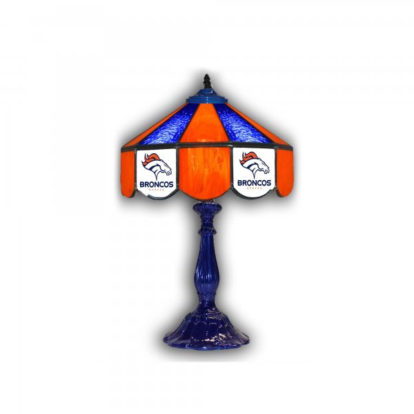 Denver Broncos 21" Glass Table Lamp